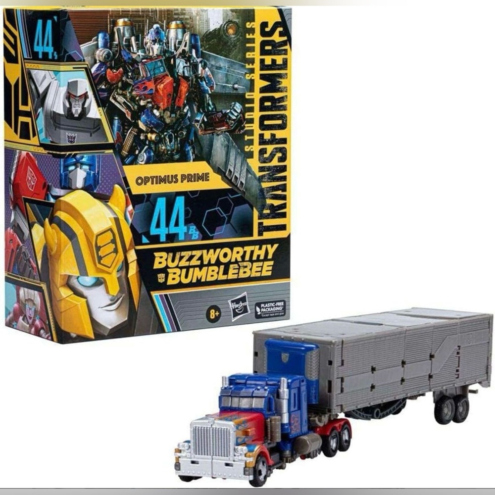 Transformers Studio Series Buzzworthy Bumblebee Optimus Prime TF Parallel Toy